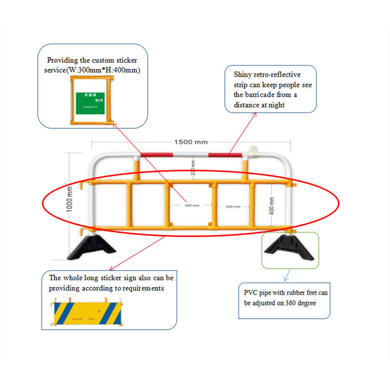 bygning af trafikbarrierer crowd control road barrier 2 m crowd control barrierer for fodgængers sikkerhed