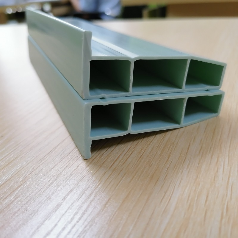 Kinesisk producent af PVC tuyere profil pvc hule profilproducent pvc L sektion trim til ventilationssystem