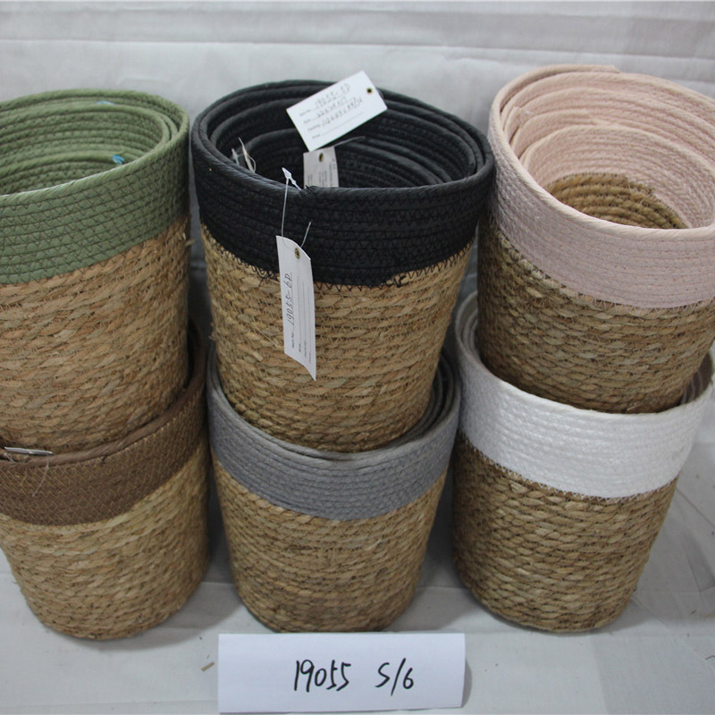 Nyt design håndlavet holdbar PE Rattan ovalt brød opbevaringskurv