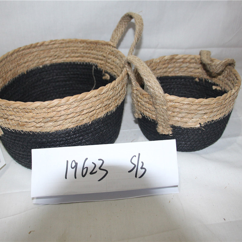 Husholdningsartikler, orgazinal, naturlig halmstreng med kurvpose