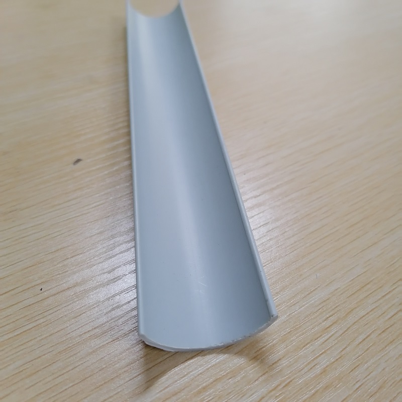 PVC C-kanal halvcirkel PVC rørstrimmel PVC ekstruderet profil til kantbeskyttelse