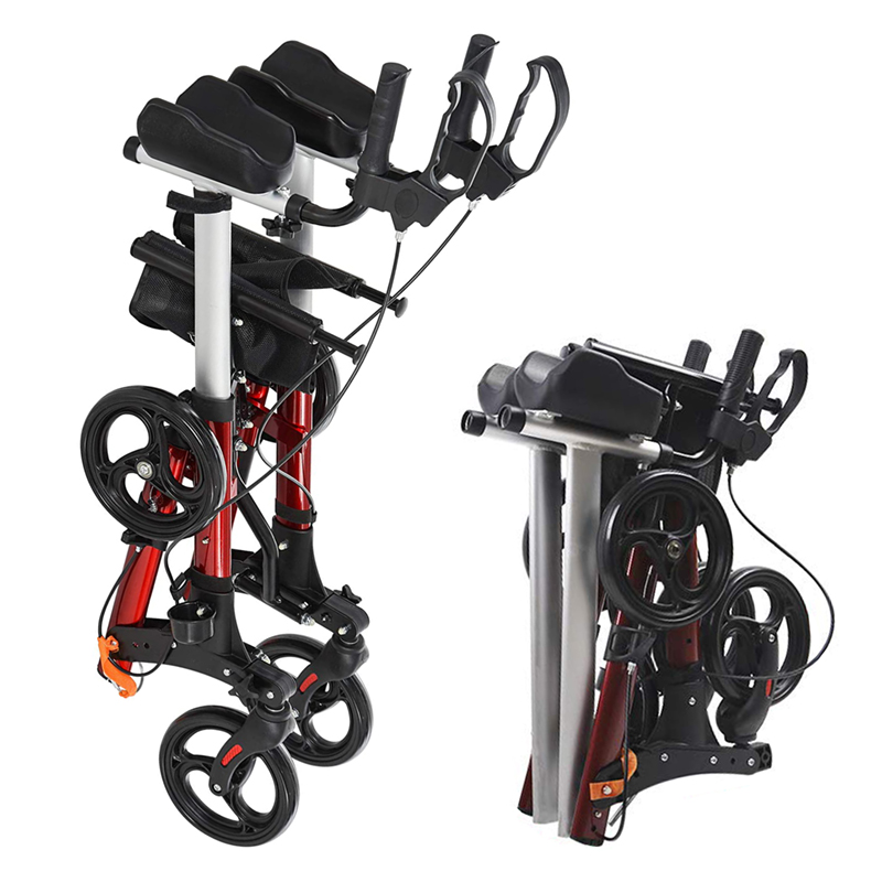 Folding Opright Rollator Walker