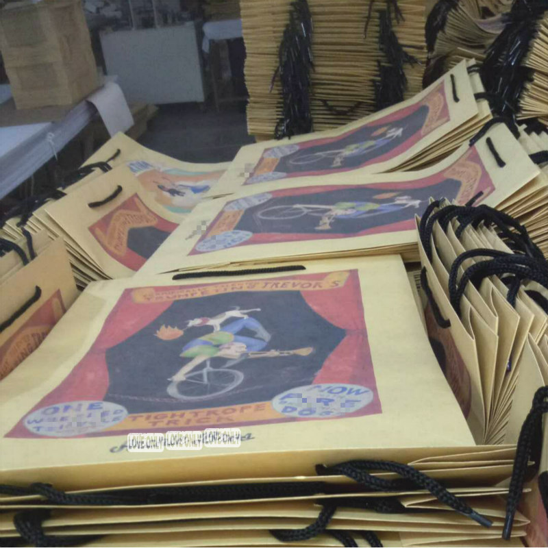 Kraftpapirposer til shopping