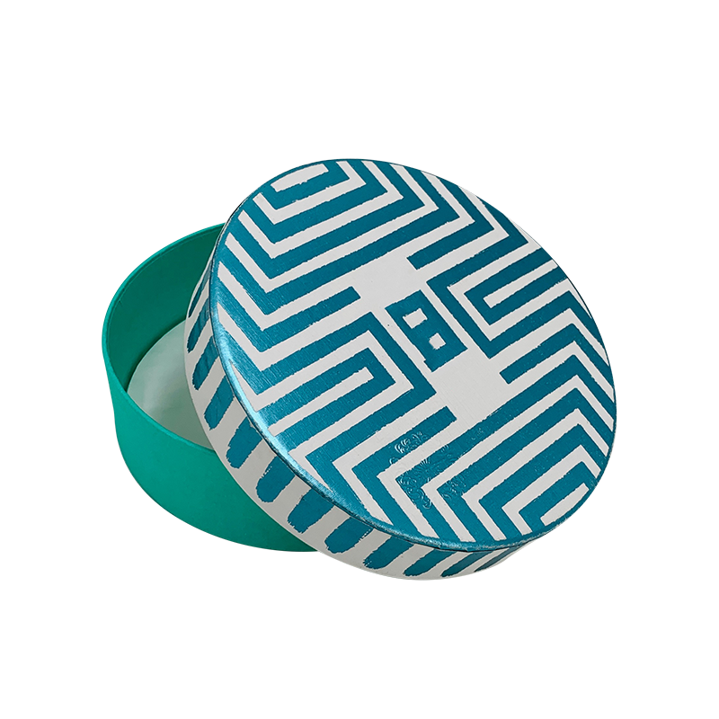 Emballage Pakkasser til prydplanter, Jewelry Sky Blue Fool-stempler