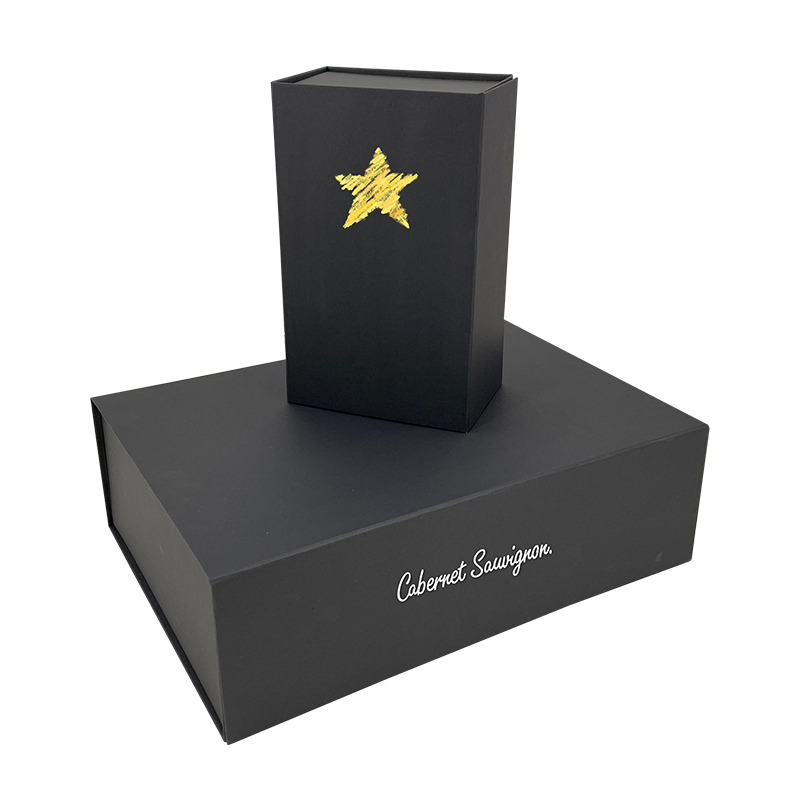 Topkvalitet grå sammenklappelig gaveæske til kjole og andet tøj