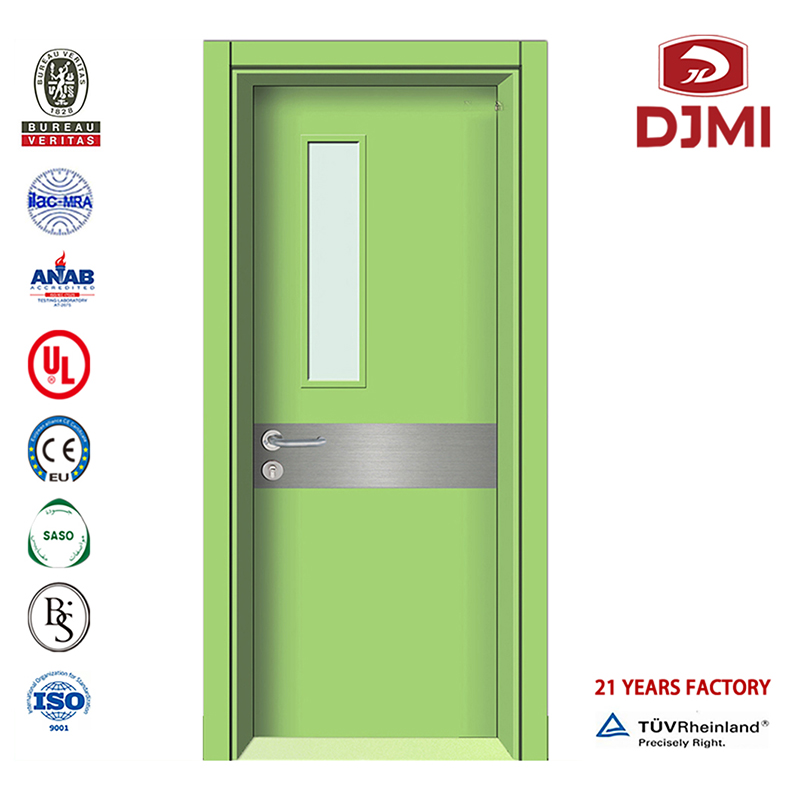 Nye indstillinger Hovedtræudskæringsdesign Childern Hospital Branddør Kinesisk fabrik Fancy trædesign Hygiejniske døre Trædør Høj kvalitet Forhængt indvendig Installationsmanual Hospitaldøre Trædør