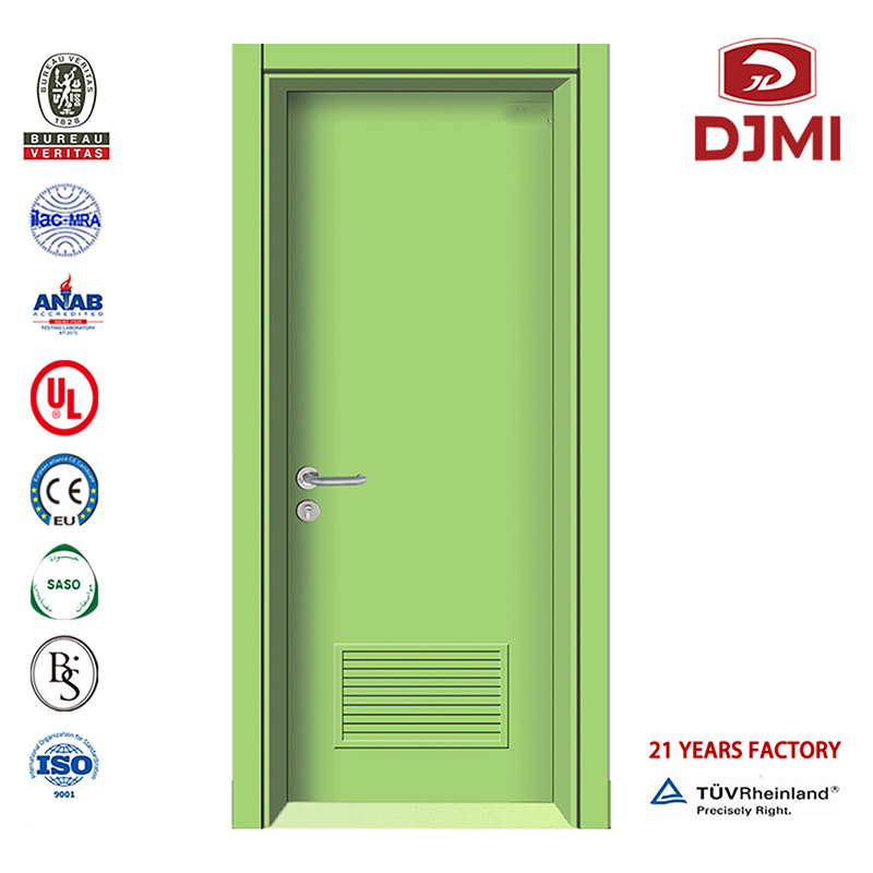 Billig melaminfineret dobbeltåbent operationsrumsdøre Hospital Trædør Tilpasset 6 Panel Operationsrumsproducent Vandtæt trædør Nye indstillinger Simpel design Træhospitalproducent Indvendig Hpl-dør