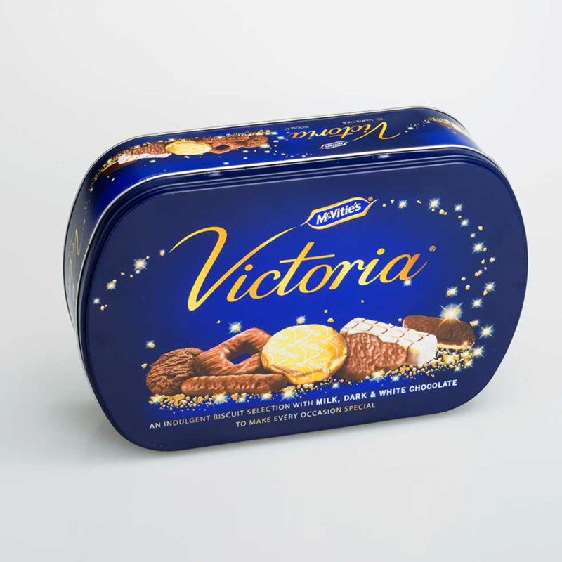 Oval Cookies Tin DS0542A-01 281x185x75