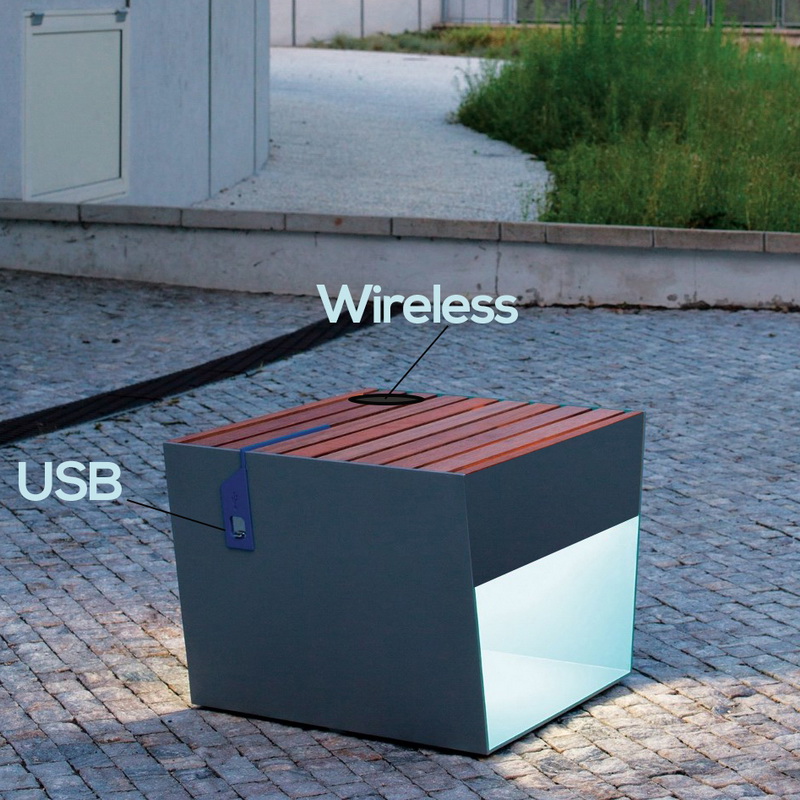 Billig pris Variety Design WiFi USB Chargring Solar Metal Box