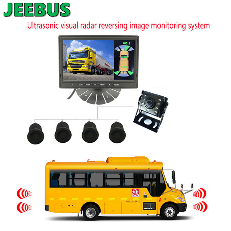 Ultralyds Digital Visual Radar Parking Sensor Monitor System til Truck Bus