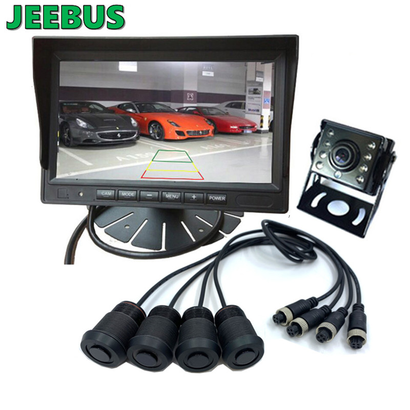 Ultralyds Digital Visual Radar Parking Sensor Monitor System til Truck Bus
