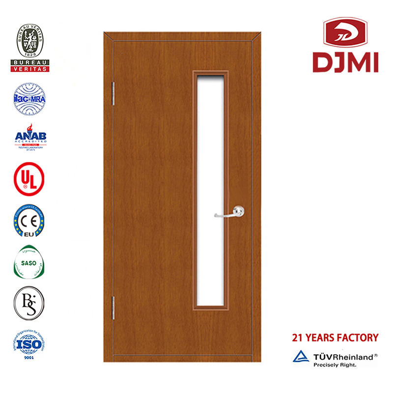 Kinesisk fabrik teak trædesign 2 timer 60 minutter brandfast trædør Høj kvalitet Hoveddesign 2011 træ nødsituation brandsikker indvendig dør billige træjambs nødudgangsdør med push bar brandsikker trædøre