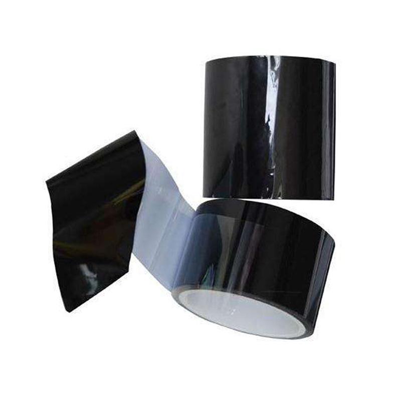 Levering af højtemperaturbestandigt skyggebånd, sort og hvid PET dobbeltsidet belagt tape, dobbeltsidet tape til elektroniske produkter