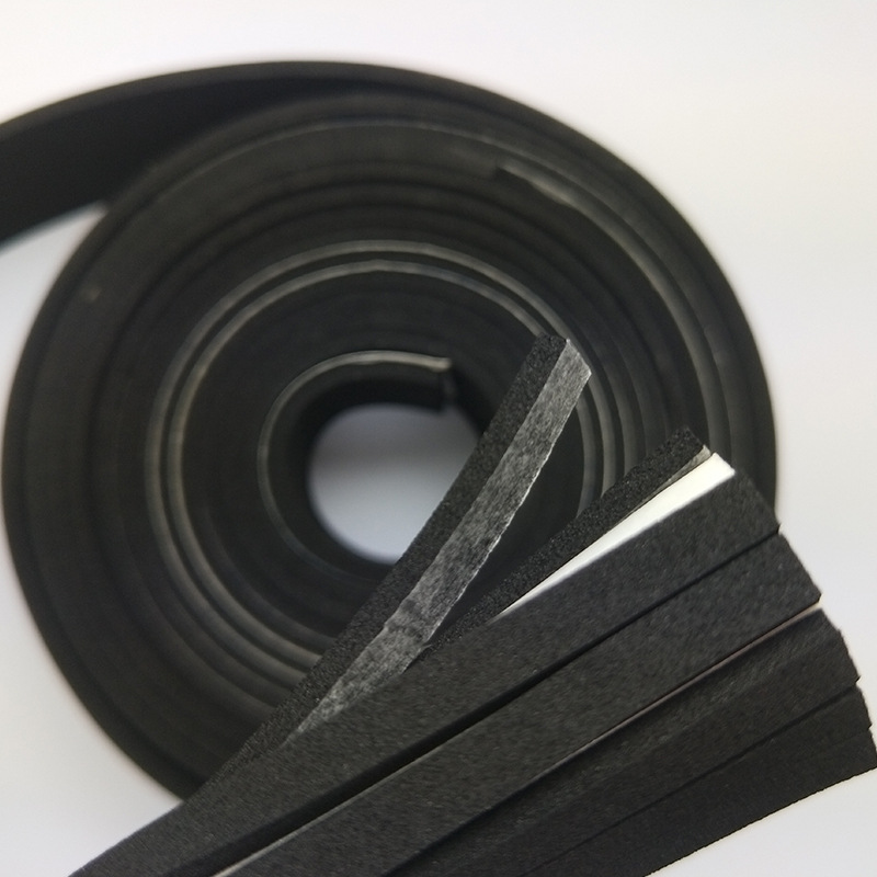 Fabrikken leverer sort EPDM skum, flammehæmmende klæbende skum, stødabsorberende og tætningsskum kan udstanses