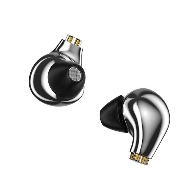 Metal In Ear Heaset Dynamic Hi-res Earknopper med Connector 3.5mm Sports Earknopper