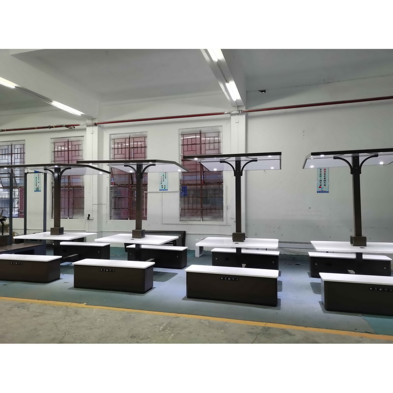 Høj QualityWireless Charging Unique Design Urban Street Smart Udendørs møbler Solar Table