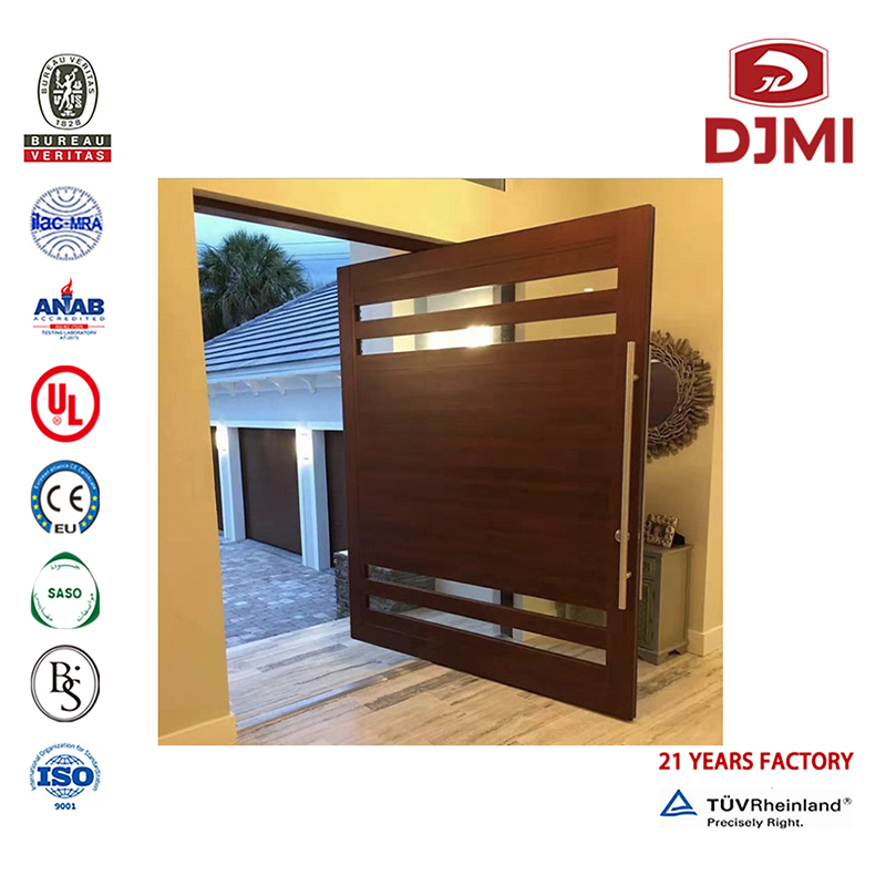 Døre af træ af høj kvalitet til Villas hovedVilla Entrance Wood Design Door Billige typer af Home Moderne Plywood Design Kitchen Entrance Door Wood, specialiseret design Eksteriør træ