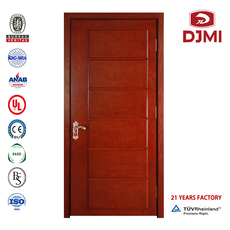 Tilpasset træ Armeret Veneered Teak Design Eksterior Solid Wood Armed Doors New Opsætning Sikkerhed Armeret Solid Wood Doors Armed Doors Chinese Factory Style Armeret Solid Wood Pivot Døre Tyrkiet Armed Door