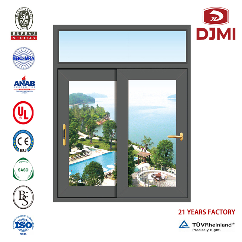 New Design Fast Small for Ventilation Sliding Window Brand New Aluminum Fast Thermal Protection Glass Sliding Glidende vindue Hot Selling Thermal Break for Passive House Aluminum Sliding Window