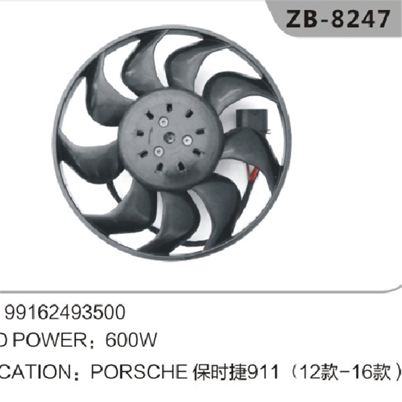 99162493500 motorblæser til Porsche 911