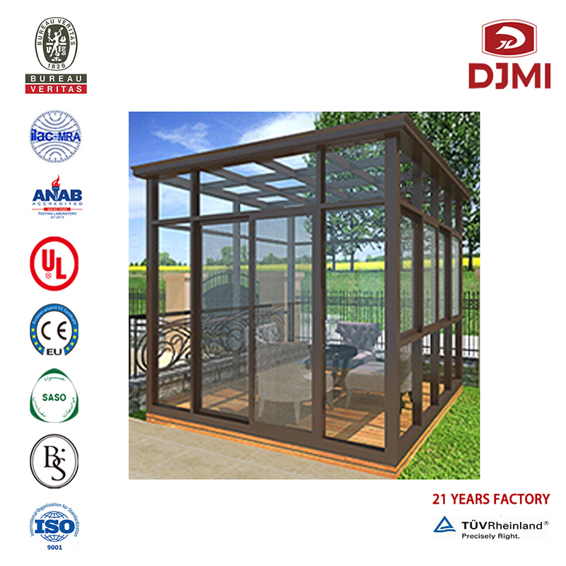 Hot Selling Tilpas Sundhed Room Sunhade Sunroom med Lamineret Glas Multifunktionel Sunhade Balcony Patio Sunroom Insulated Room/Balcony Glass Room Professionel Aluminum Sunroom Flat Roof Winter Greenhouse Lamineret Glass Aluminium Sunrooms