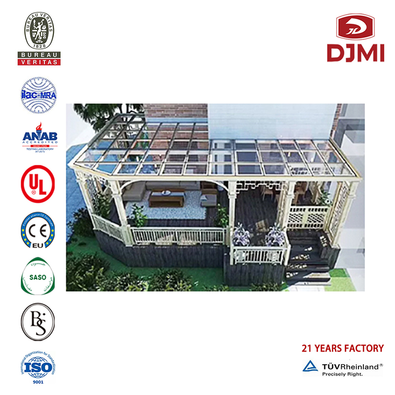 Hot Selling Aluminium Aluminium Design Sunroom Winter Graden Tilpas Agricultural Tempred Glass House for Sunroom Garden Sun Room Multifunktionel High Quality Aluminum Glass Tempred Sunroom Veranda Sun Room