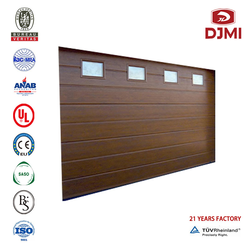 Professionel grøn farverulle Upo Double Layer Aluminum Automatisk garagedør Ny design Dobbeltlayout Slat Roll Shutter Overhead Garage Door Brand Ny fabrik Prisproducent Stacing Døre Garage Remote Door Control