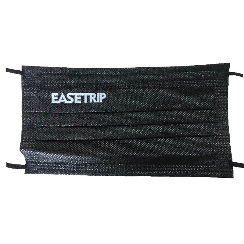 3-lagsansigtsmaske, engangsmaske, ikke-medicinsk maske, HD-01Black-3black