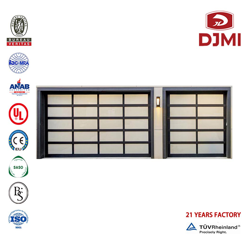 Professionel elektrisk aluminium Roller Double Doors Residential Garage Døre New Design Double Layer Slat Aluminum Roller Metal Building Garage Døre Sectional Brand New Factory Price Aluminum Roller Home Door Overhead Garage