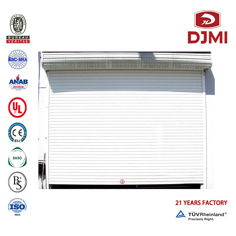 Brand New White Shutter Roller Door Dør Hot Selling Hot Quality Aluminum Roller Sectional Single Overhead Door Tilpas Aluminum Anvendt Roll Up Garage Døre Til salg Roller Døre