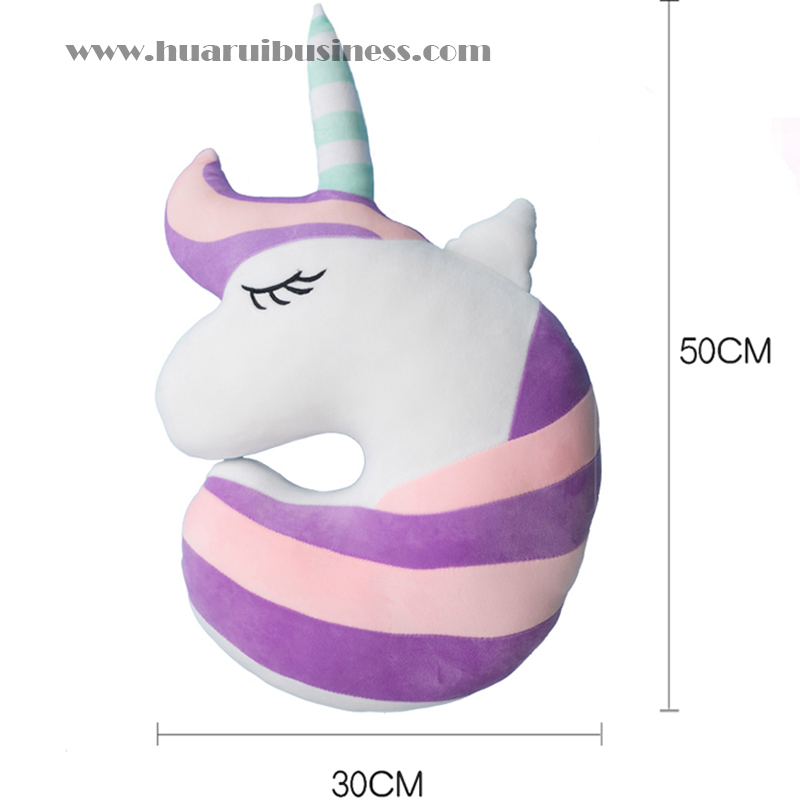 pude med enhjørning, plysdukke, dukke med fyld, pude