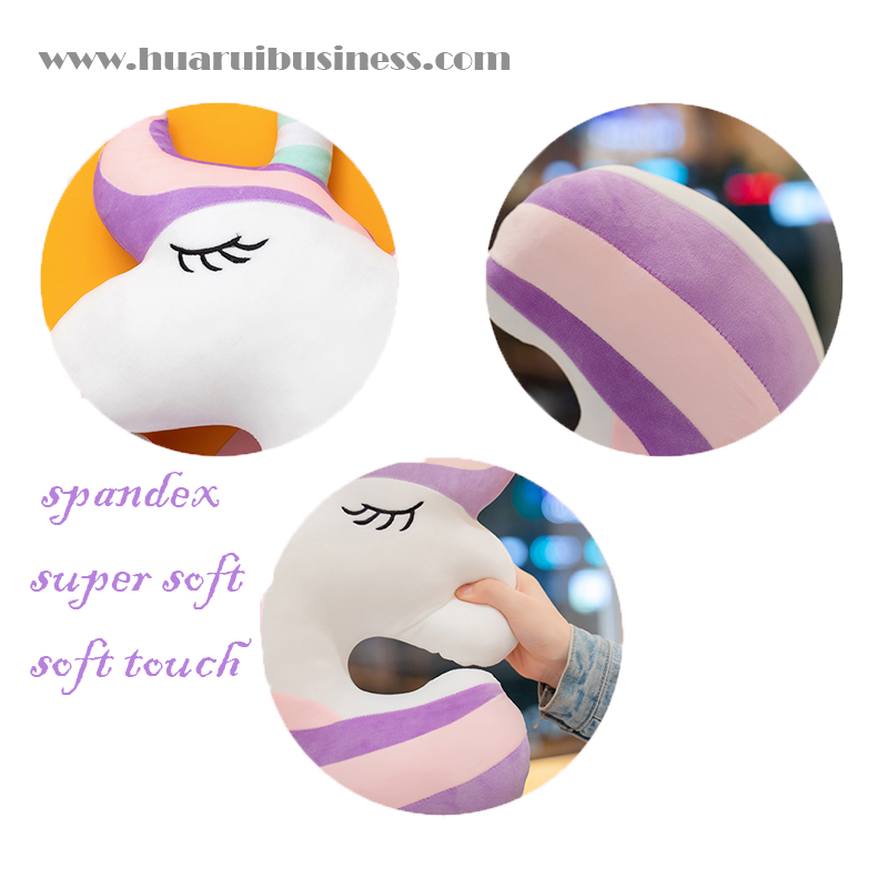 pude med enhjørning, plysdukke, dukke med fyld, pude