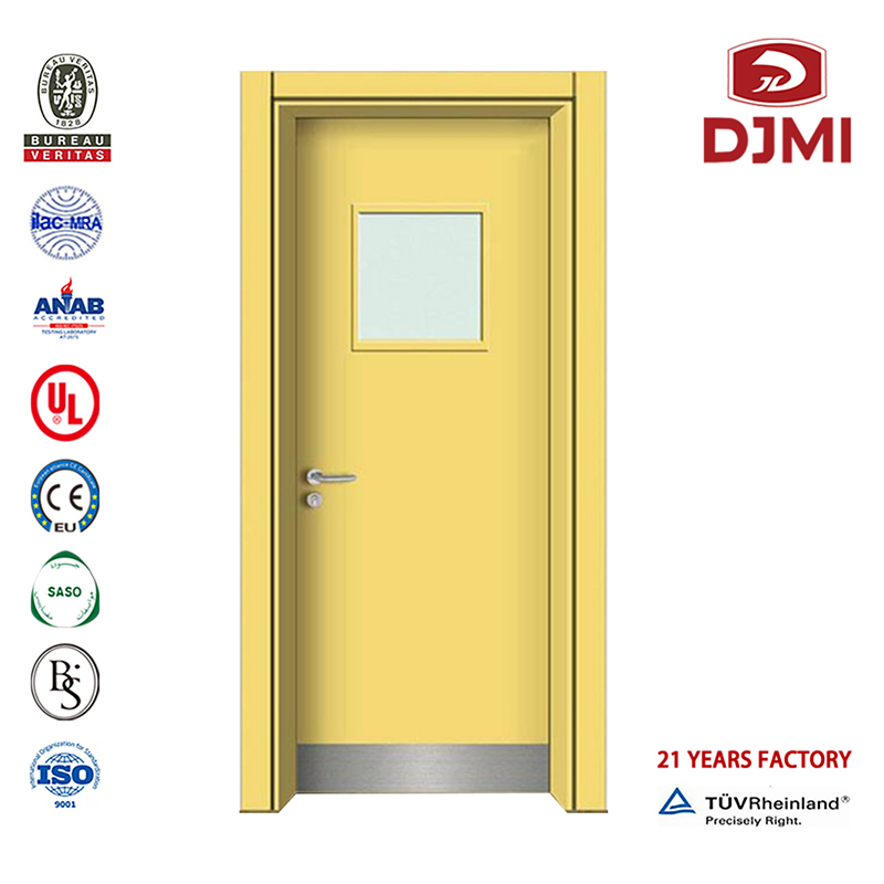 Døre af høj kvalitet i industrien Solid Wood Pine Wood Flush Door Billige Swing Hospital Døre Inter Wood Design Mdf Door Tilpasset Dørdør Inter Wood Doors Indendørs
