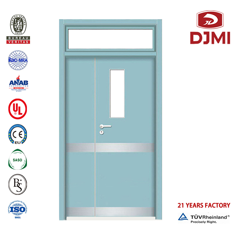 Billigt hus trækornfarvet Fir-dør Tilpasset stål træ døren til hovedporten Hospital Døre Nye indstillinger Moused Mother and Son Room Dør