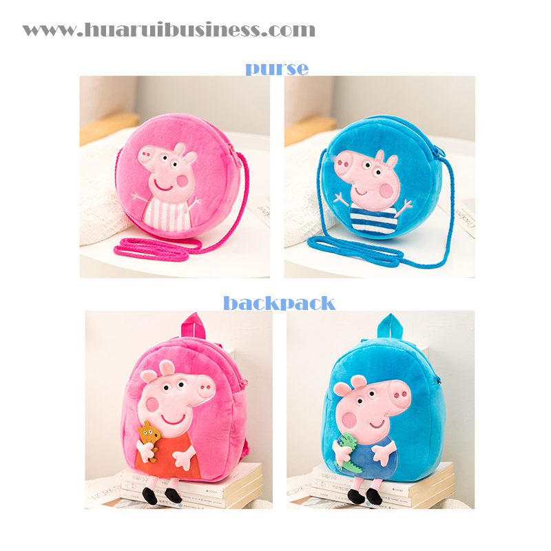 Side plush pung, pung og rygsæk