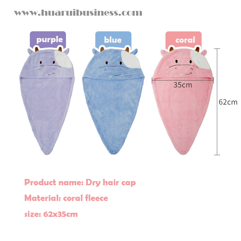 koralskindet hår, tør hætte