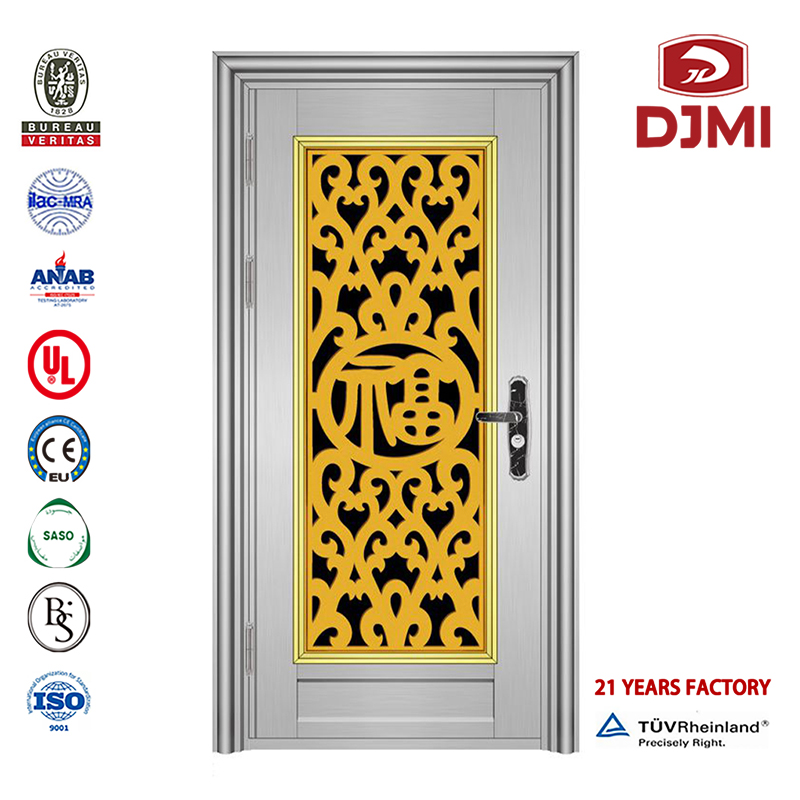 Udendører Design Top Quality Stainless Steel Entry Door Billige Eksteriør Sikkerhedsdør Engroshandel Priser Entry Stainless Steel House Døre Tilpasset Sus 304 Sliding Commercial Double Doors Stainless Steel Glas Door