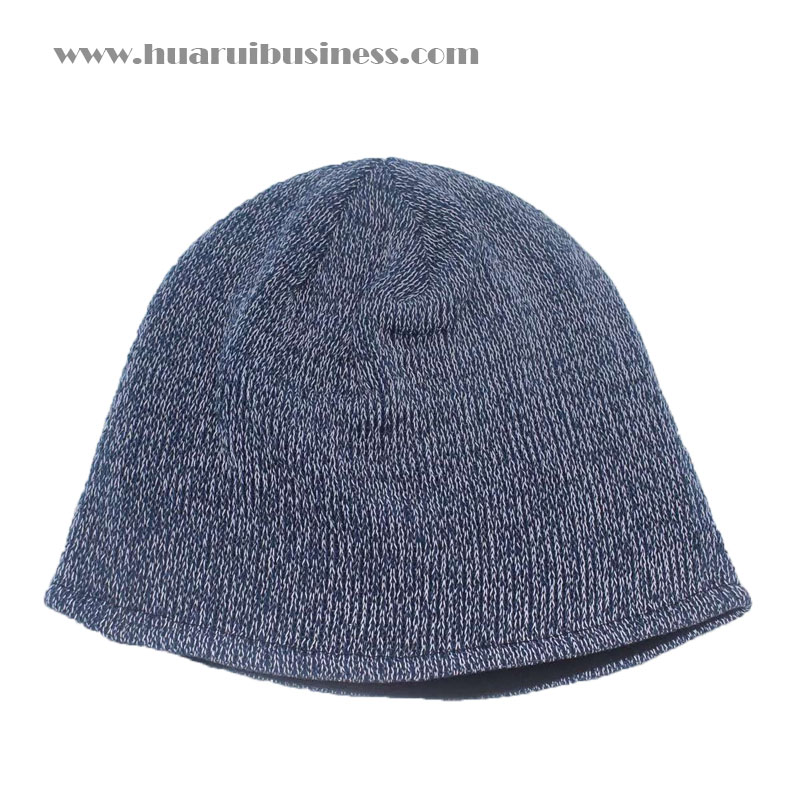 Højt reflekterende hue, strikkethat, tuque, ingen manchet