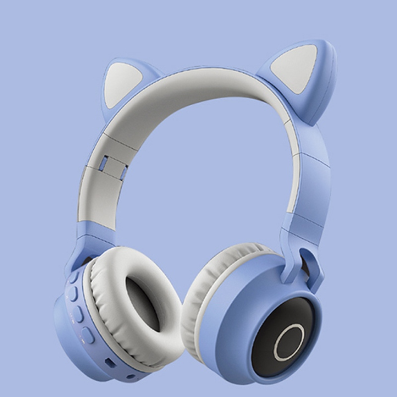 Venlig foldelig bluetooth børnelokkende katteørehoved