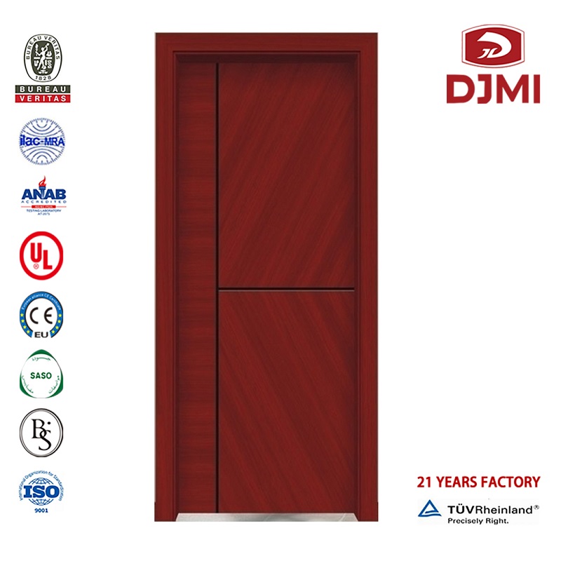 Nye indstillinger 60- minutter Brandrated Wooden Hotel Room School or Hospital dørs brandsikre døre med Kd Frame Chinese Factory Certificeret Wooden Lock System Antibranddør Hotel High Quality Commercial Hotel Fire Feather Door