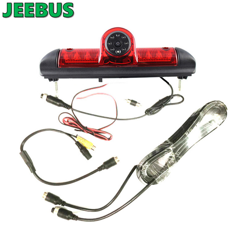 HD Night Vision Vandtæt Vidvinkel Højt niveau Bremselyskamera til Fiat Ducato 2006-2017 3 Gen Peugeot Boxer, Citroen Jumper og så videre