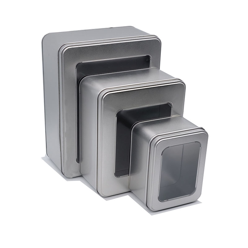 Vindue PVC rektangel sæt beholder tin kan