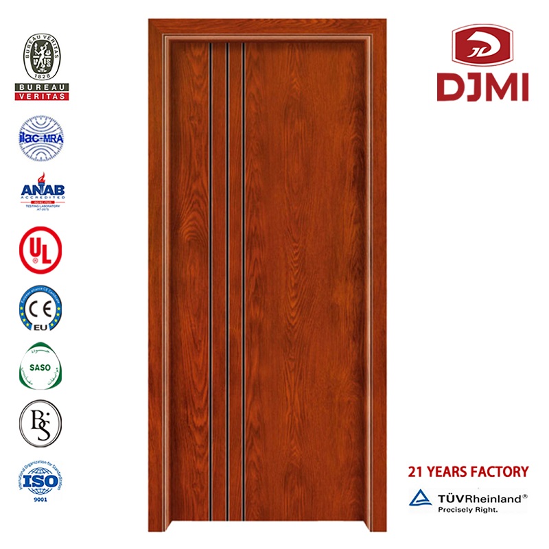 Chinese Factory Wooden Doors Fd30 Fire Wood Door High Quality 1.5 Hours rated Composite Fire Doors Moderne Wood Doors Design Billige Pre-Hung Doors Bevis in Shanghai Ekstern Fire Door with Vision Panel