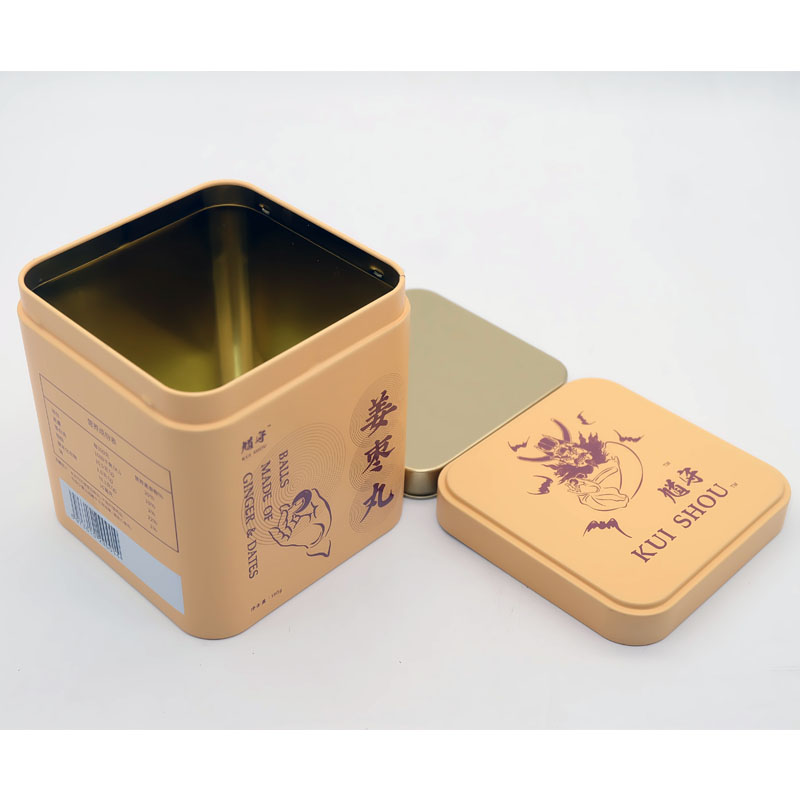 æske til firkantet te