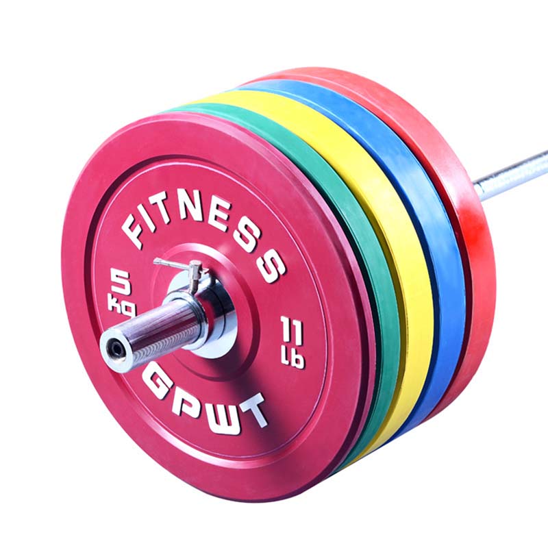 Leadman Vægtplader Sell Well Weight Barbell Plat for Gym Fitness Gym Vægtplader Bumper Plader Gummi