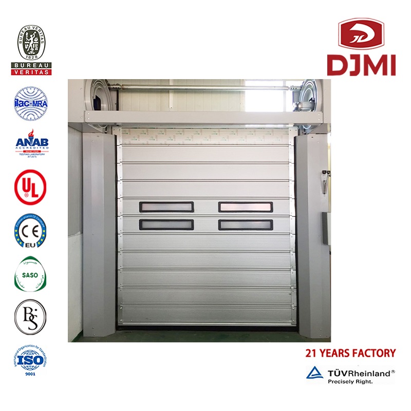 Multifunktionelt hvidt farvestandard standard aluminium overfladegarage dør professionelt hvidt Overhoved Section Doors Leverandør Black Color Garage Door New Design Overhead Sectal Factory Price Garage Door