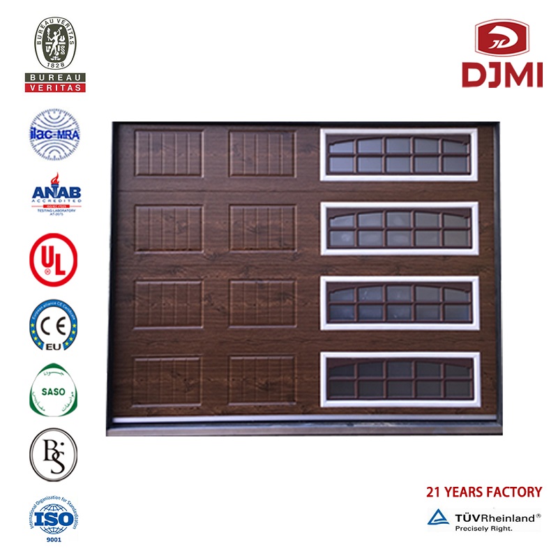 Brand New Steel Overhead Sectional with Pu Automatic Best Quality Garage Door Hot Selling Automatic Sectional Sectional Appeance Garage Door Tilpas Factory Price Opens Sector Overhead Door