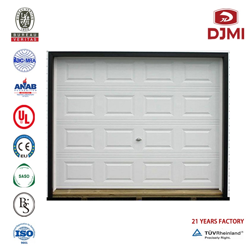Brugerindstil klar Pvc garagefabrikant Multifunktionelt plexiglas Pc Aluminum Material Med Glas Overhead Garage Door Professionelt Gennemsigtigt panel Glas Electric Garage Door
