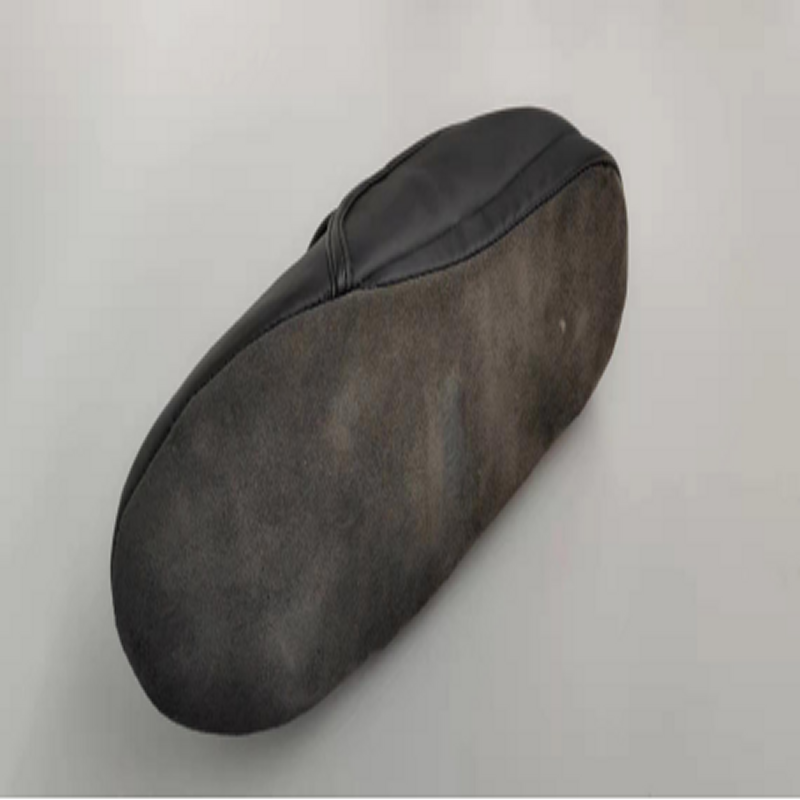 Mænds læder-hjemmesko