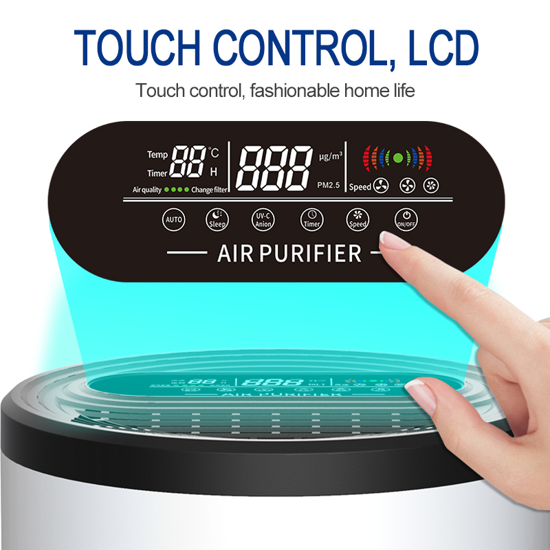 Smart Home Air Cleaning Aktiv Carbon Anion Negativ Ion Air Purifier